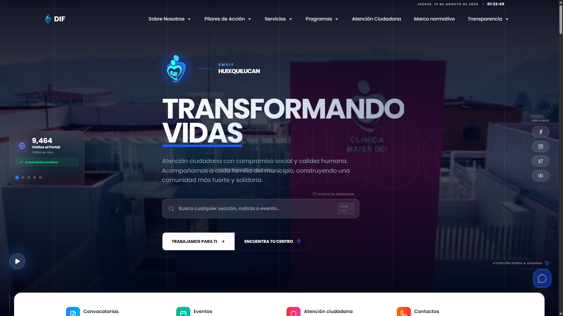 Portal Web Institucional y CMS